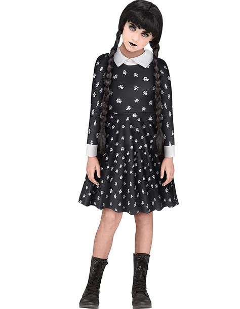 mercoledì addams vestito originale|Amazon.it: Costume Mercoledi Famiglia Addams